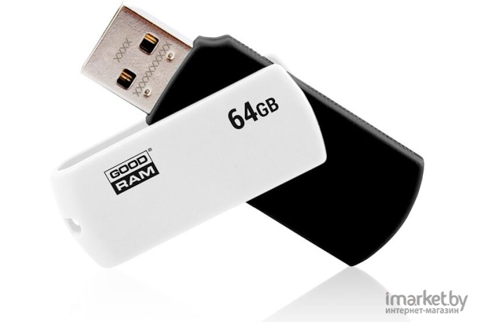 Usb flash GOODRAM 64GB UCO2 Black/White [UCO2-0640KWR11]