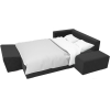 Комплект мягкой мебели Лига Диванов Хавьер 101246 правый велюр серый