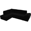 Комплект мягкой мебели Лига Диванов Хавьер левый 101249 велюр черный