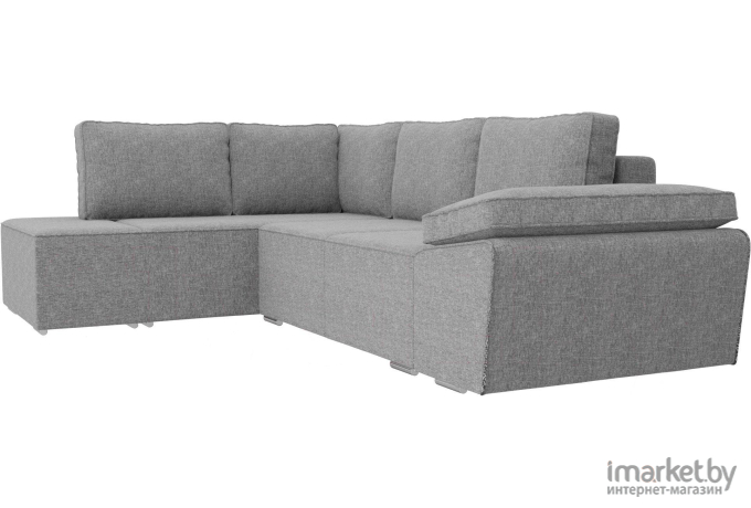 Комплект мягкой мебели Лига Диванов Хавьер левый 101264 рогожка серый