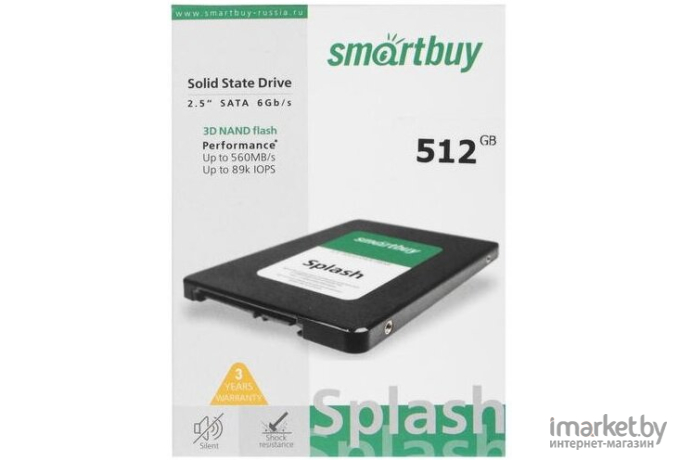 SSD диск SmartBuy 512Gb Splash [SBSSD-512GT-MX902-25S3]