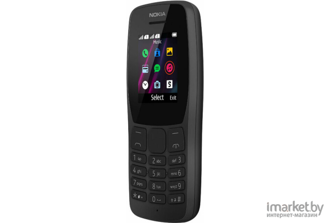 Мобильный телефон Nokia 110 TA-1192 Black [16NKLB01A07]