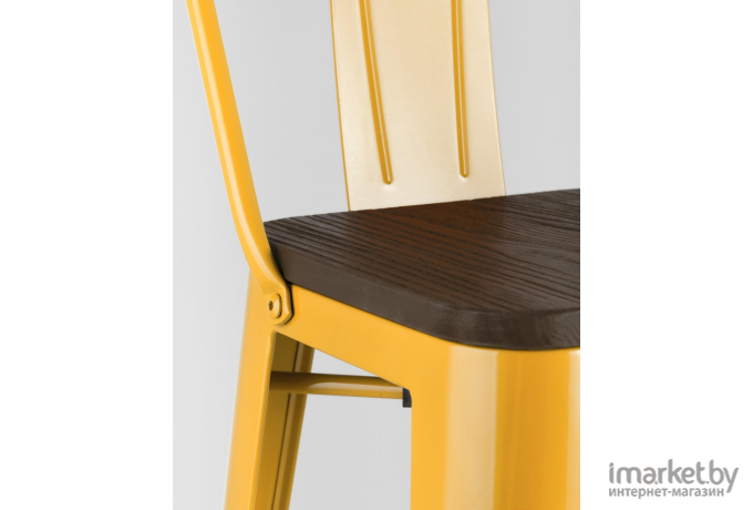 Барный стул Stool Group Tolix Wood желтый [YD-H765E-W LG-06]