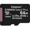 Карта памяти Kingston Canvas Select Plus microSDXC 64GB с адаптером [SDCS2/64GB]