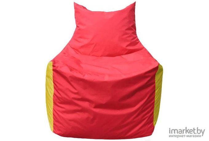 Кресло-мешок Flagman кресло Фокс Ф21-178 красный/жёлтый