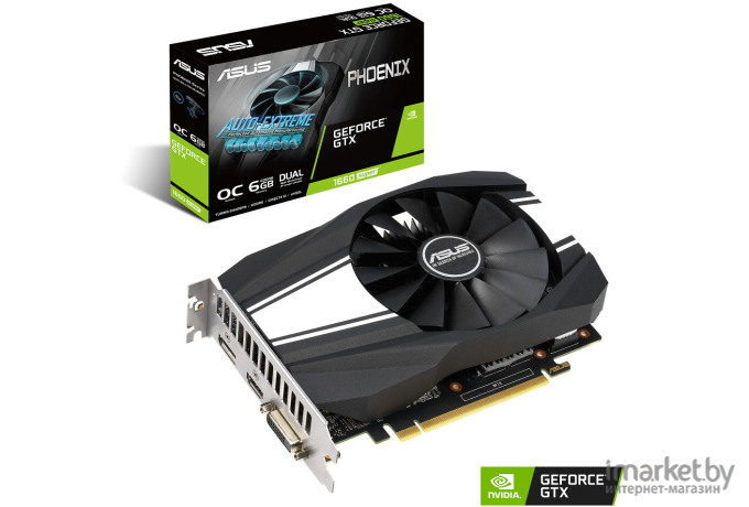 Видеокарта ASUS NVIDIA GeForce GTX1660 SUPER [PH-GTX1660S-O6G]