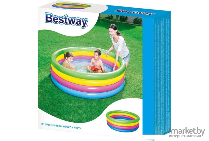 Надувной бассейн Bestway Play Pool 157х46 см [51117]