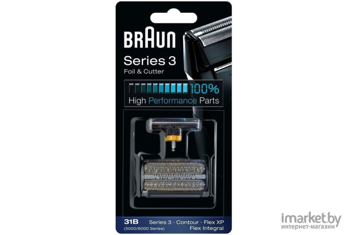 Сетка для электробритвы Braun Series 3 5000/6000CP сетка + режущий блок 31B (81387938)