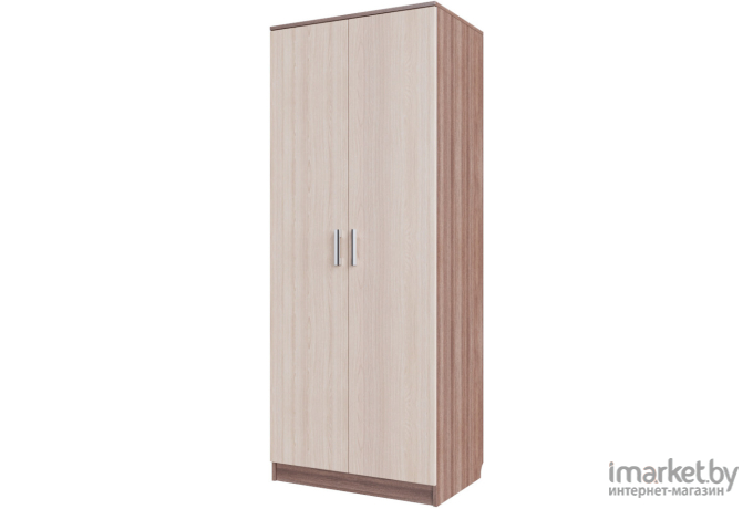 Шкаф SV-Мебель Спальня ЭДМ 5 Ж двухстворчатый ясень шимо темный/ ясень шимо светлый