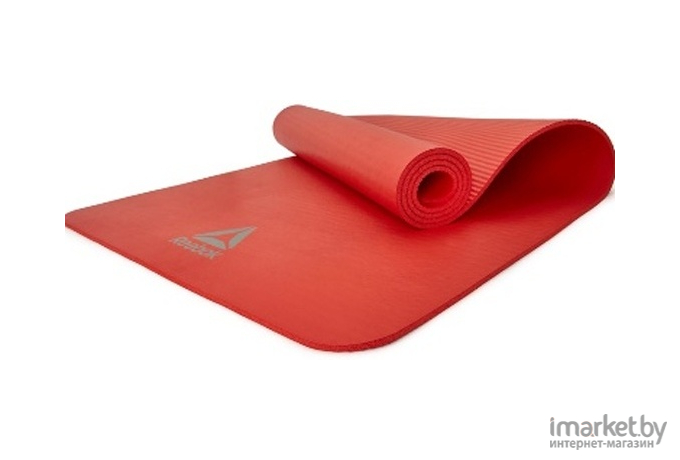 Коврик для йоги и фитнеса Reebok RAMT-11014RD 7 мм красный