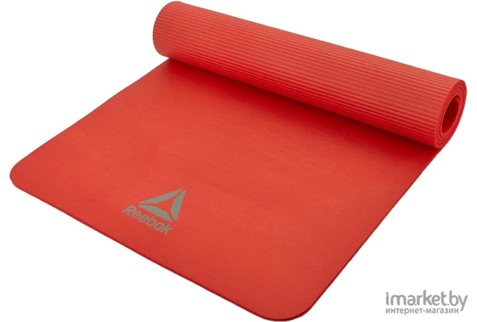 Коврик для йоги и фитнеса Reebok RAMT-11014RD 7 мм красный