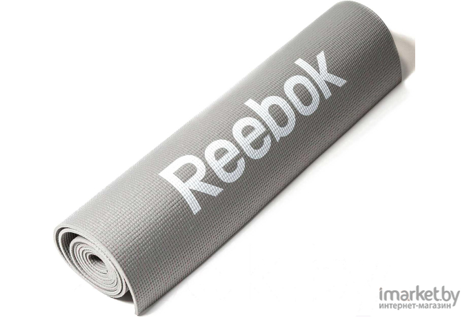 Коврик для йоги и фитнеса Reebok RAMT-11024GRL серый
