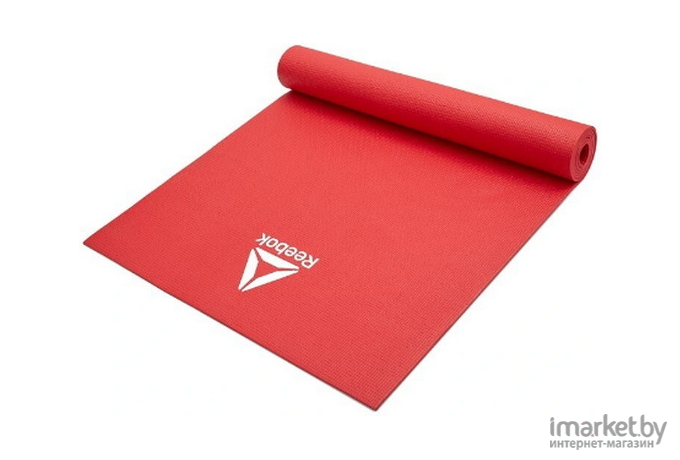 Коврик для йоги и фитнеса Reebok RAMT-11024RDL красный