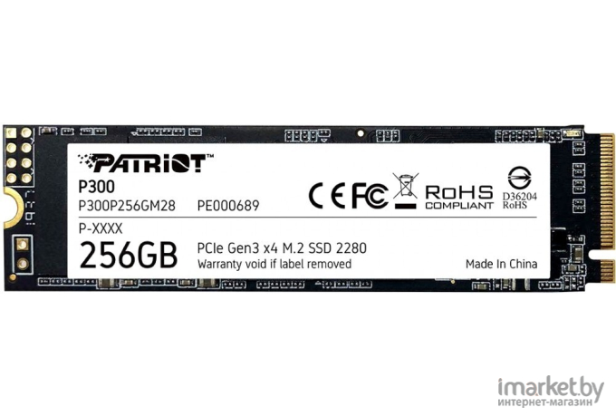 SSD диск Patriot M.2 256Gb P300 P300P256GM28