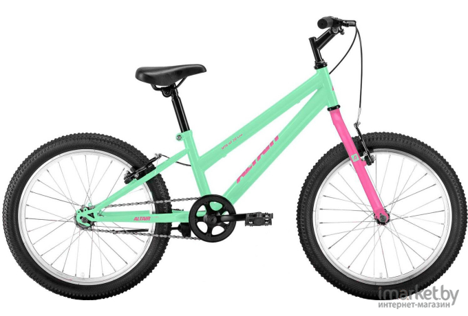 Велосипед Forward Altair MTB HT 20 Low 2020 детский мятный/розовый