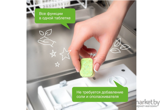 Таблетка для посудомоечной машины Synergetic 25шт