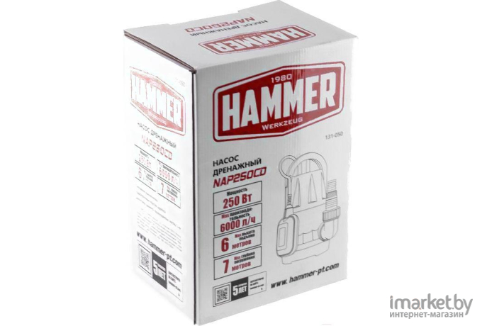 Дренажный насос Hammer NAP250CD [641198]