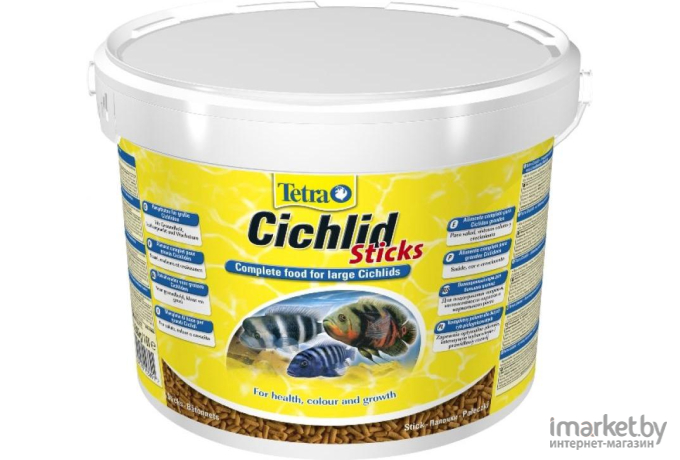 Корм для рыб Tetra Cichlid Sticks 10L [153691/708734]