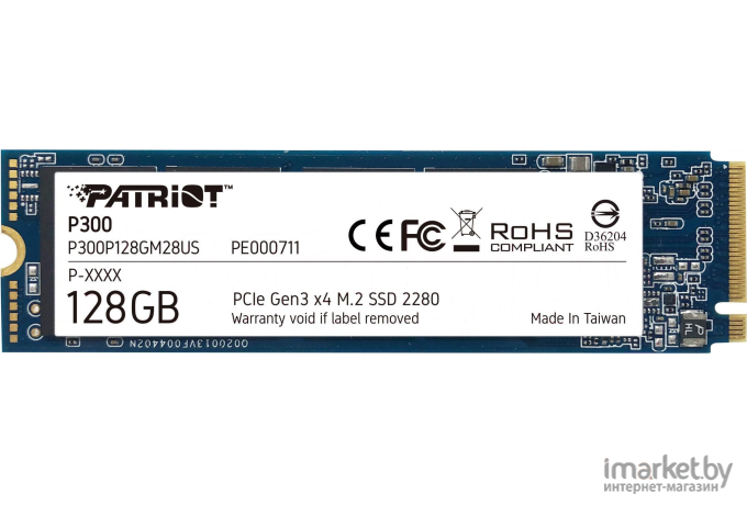 SSD диск Patriot 2280 128GB [P300P128GM28]