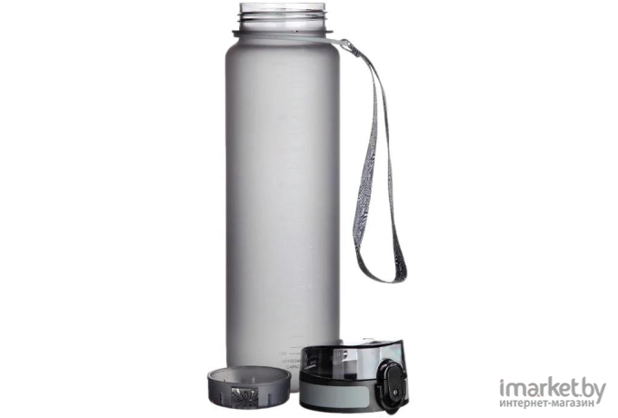 Бутылка для воды Uzspace Frosted 3038 1 л серый