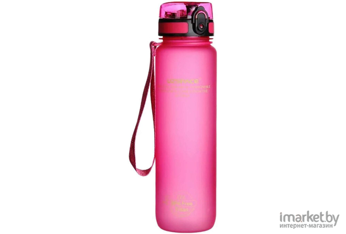 Бутылка для воды Uzspace Colorful Frosted 3038 розовый