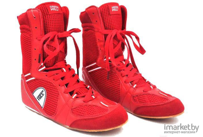 Обувь для бокса Green Hill PS005 р-р 46 красный