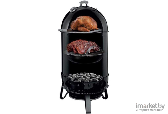 Коптильня Weber Smokey Mountain Cooker 47 см черный [721004]