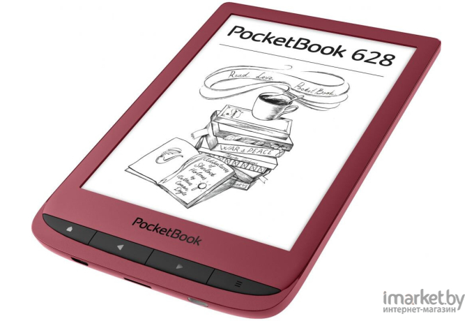 Электронная книга PocketBook 628 Ruby Red (PB628-R-CIS)