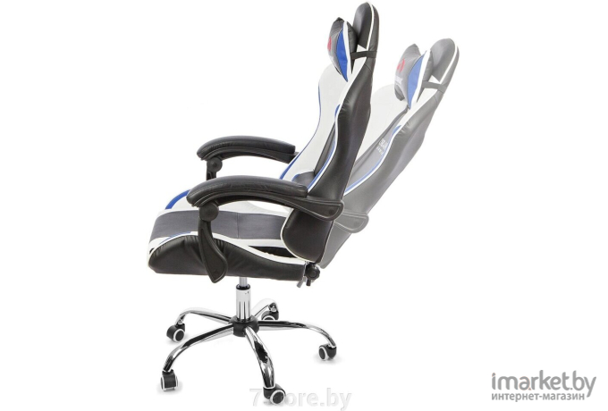 Офисное кресло Calviano ULTIMATO Black/White/Blue