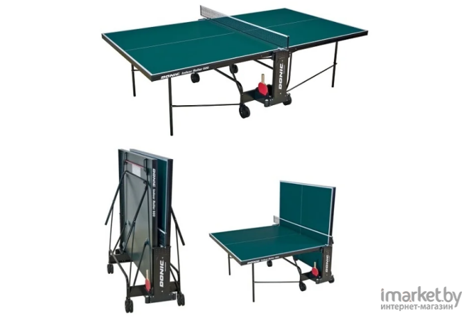 Теннисный стол Donic INDOOR ROLLER 600 зеленый [230286-G]