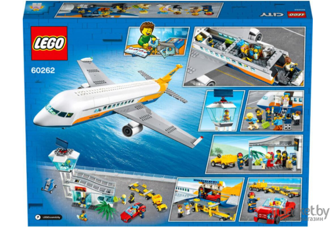 Конструктор LEGO City Пассажирский самолёт (60262)