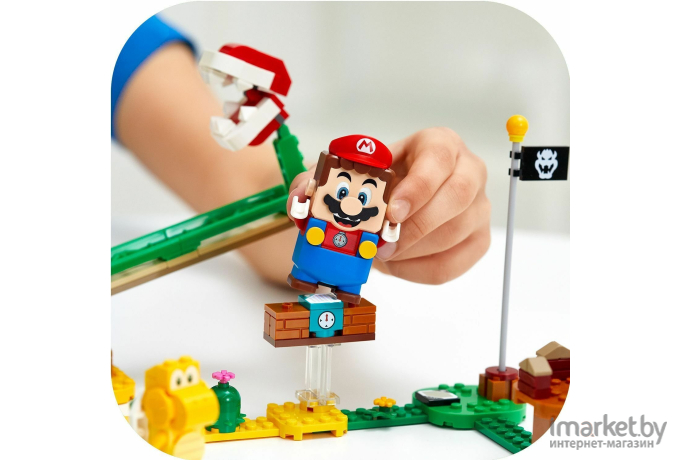 Конструктор LEGO SUPER MARIO Мощная атака Растения-пираньи [71365]