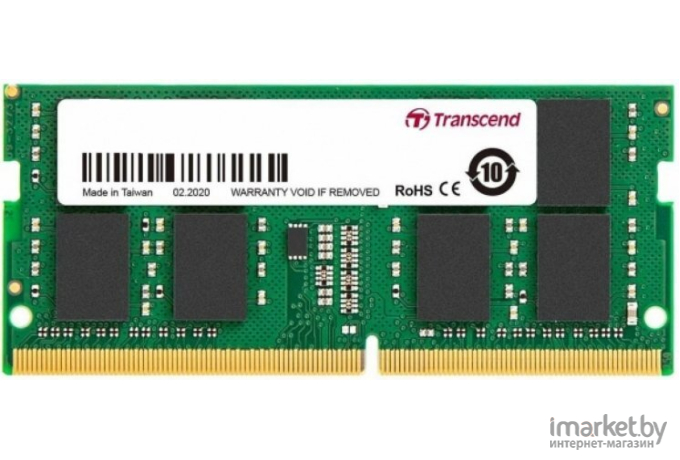 Оперативная память Transcend 16GB JM DDR4 3200 SO-DIMM 1Rx8 2Gx8 [JM3200HSE-16G]