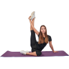 Коврик для йоги и фитнеса Bradex двухслойный фиолетовый [SF 0402]