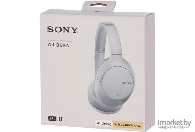 Наушники Sony WH-CH710N белый [WHCH710NW.E]