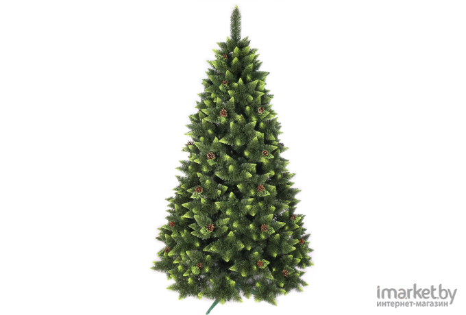 Новогодняя елка MiaMar Зеленая горная кончики зеленые 150 см в пленке [SGZ150F-PVC]