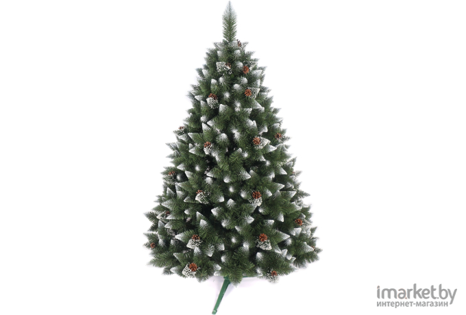 Новогодняя елка MiaMar Бриллиантовая пышная кончики белые 180 см в коробке [SB180K-PVC]