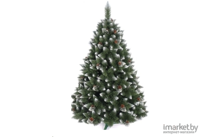 Новогодняя елка MiaMar Бриллиантовая пышная кончики белые 180 см в коробке [SB180K-PVC]