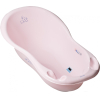 Ванночка детская Tega овальная со сливом и градусником розовый [KR-005-104]