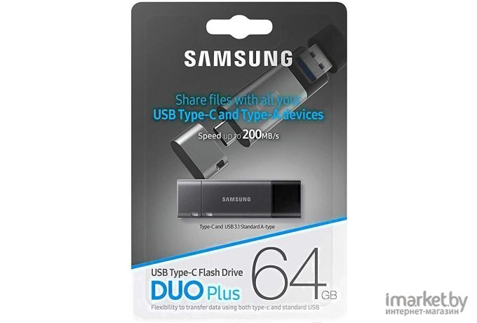 Usb flash Samsung FIT Plus 64Gb [MUF-64АB/APC]