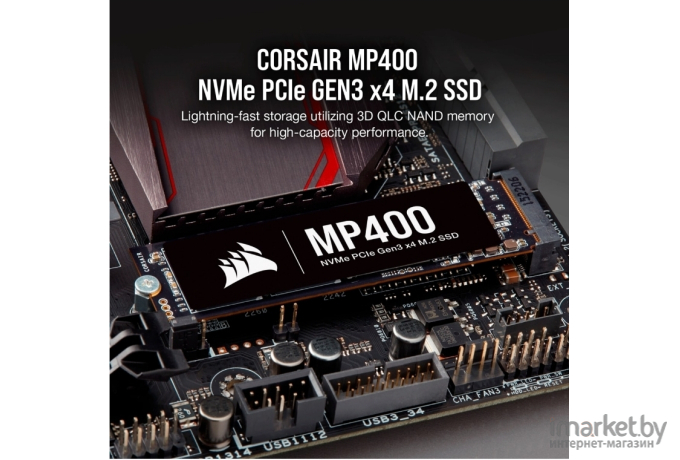 SSD диск Corsair M.2 2280 2TB MP400 [CSSD-F2000GBMP400]