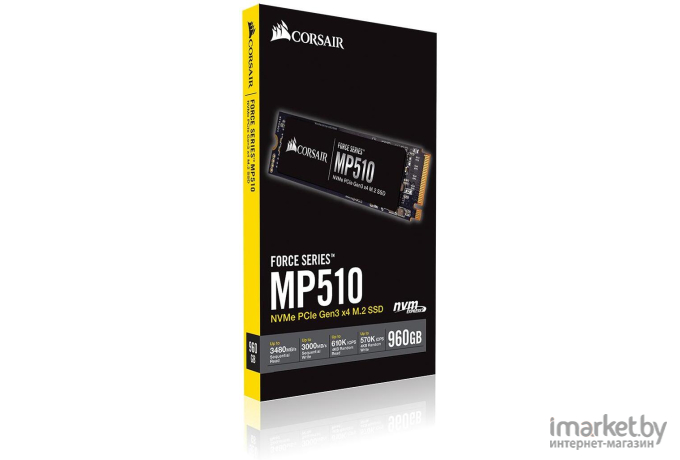 SSD диск Corsair M.2 2280 960GB MP510 [CSSD-F960GBMP510B]