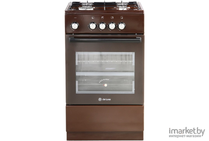 Кухонная плита De luxe 5040.48г(щ) 014 коричневый