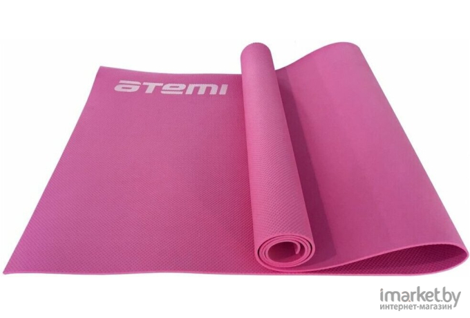 Коврик для йоги и фитнеса Atemi AYM0256 173х61х0,6 см розовый