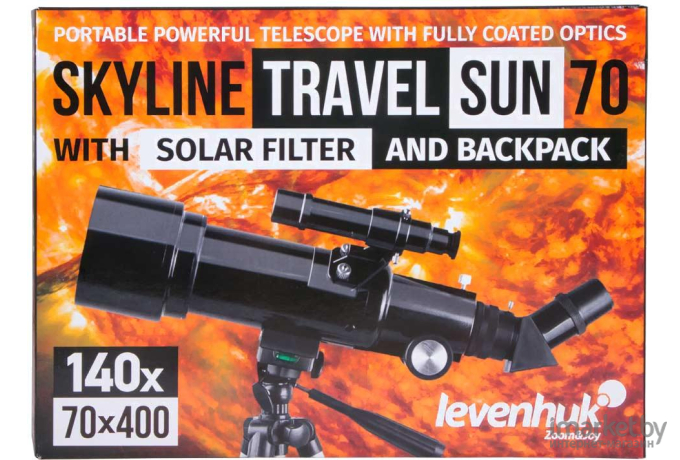 Телескоп Levenhuk SKYLINE TRAVEL SUN 70