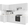 Готовая кухня Сивирин-Компани Клео глосc 1.2x3.0 левая белый глянец/белый глянец