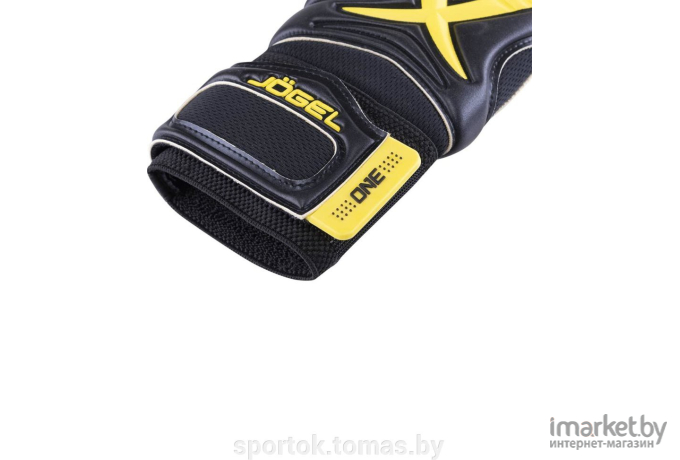 Перчатки вратарские Jogel ONE Wizard SL3 Roll-hybrid р-р 9 Yellow/Black
