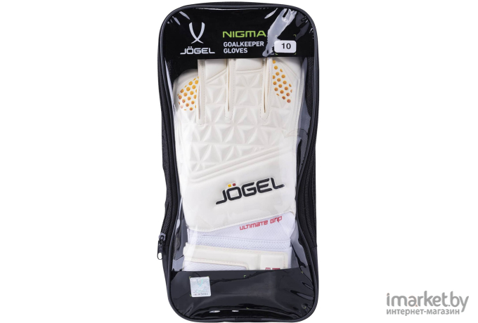 Перчатки вратарские Jogel Nigma Pro Edition Roll р-р 7 White