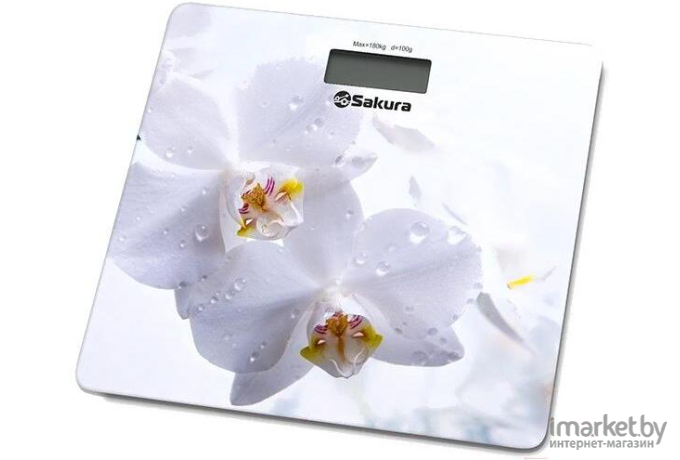 Напольные весы Sakura SA-5065WF орхидея