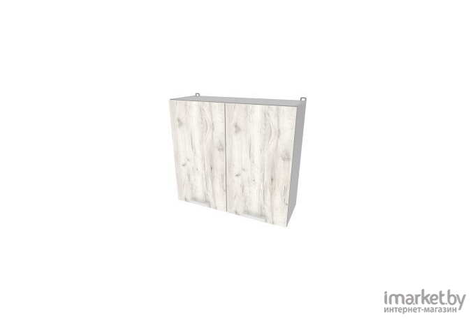 Кухонный шкаф Интерлиния Компо ВШ80-720-2дв дуб белый